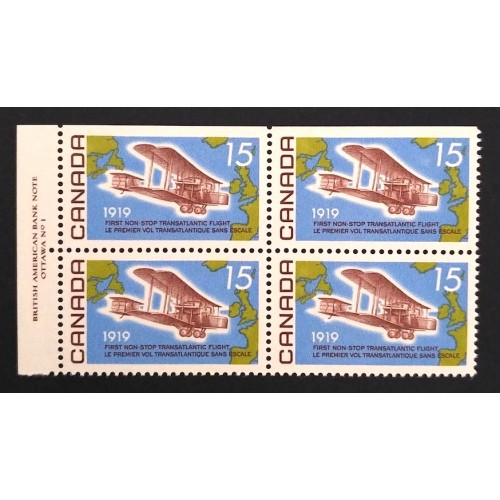 Canada 494 Plate Block UL No. 1 VF MNH