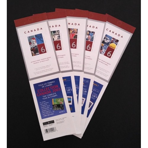 Canada BK243|BK295 Tourist Attractions Complete Set of Booklets