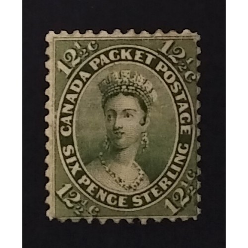 Canada 18 F-VF Unused (No Gum) ** See Certificate **