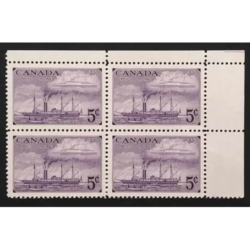 Canada 312 Corner Block UR VF MNH