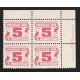 Canada J32a Plate Block UR VF MNH