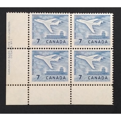 Canada 414 Plate Block LL No. 1 VF MNH