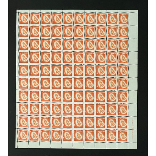 Canada 452 Sheet Plate No. 1 MNH