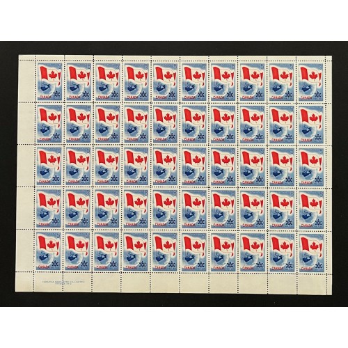 Canada 453 Sheet Plate No. 2 MNH