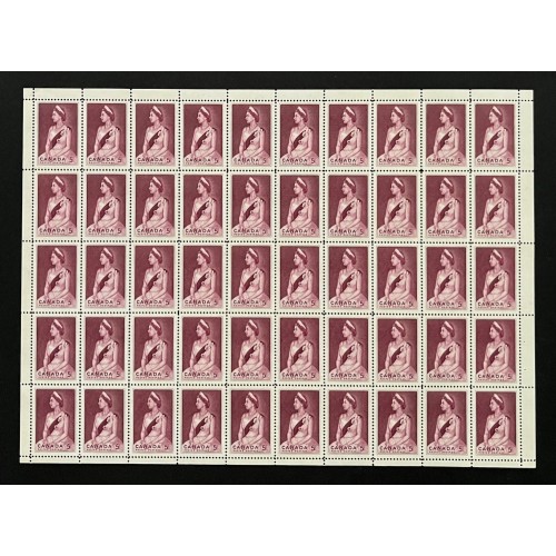 Canada 433 Sheet Field Stock MNH