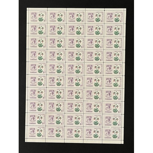 Canada 424 Sheet Field Stock MNH