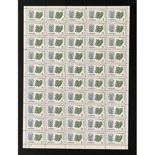 Canada 420 Sheet Field Stock MNH