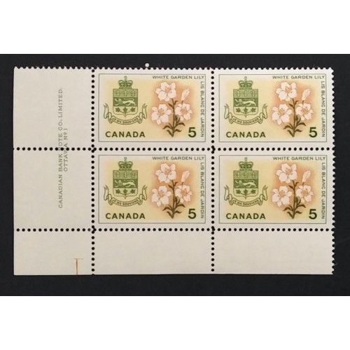 Canada 419 Plate Block LL No. 1-1 VF MNH