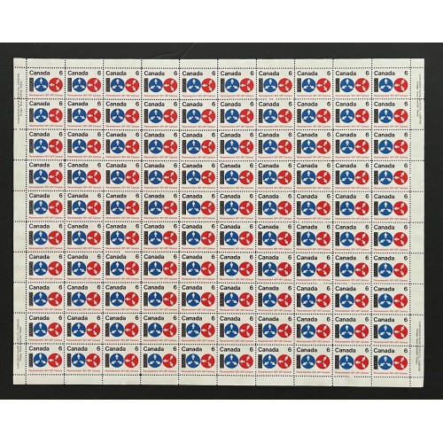 Canada 542 Sheet MNH