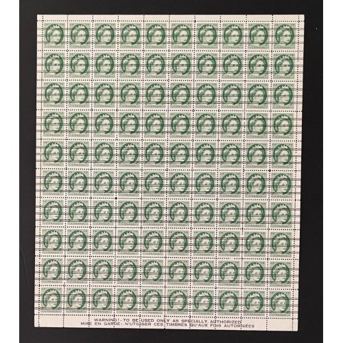 Canada 338xxii Sheet MNH