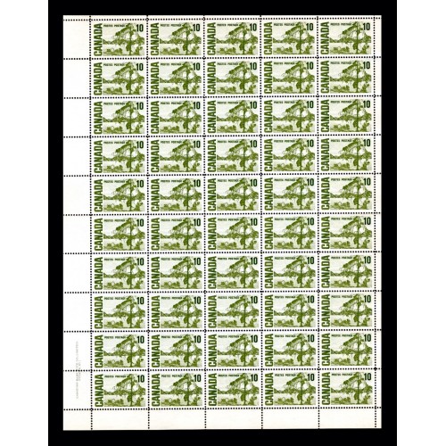 Canada 462i Sheet Plate No. 1 MNH