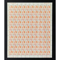Canada 586 Sheet Plate No. 1 MNH