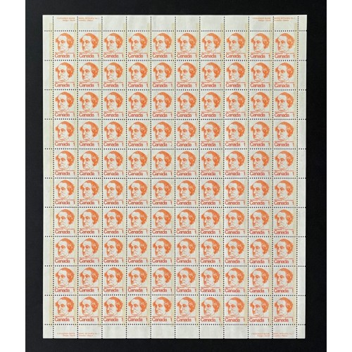 Canada 586 Sheet Plate No. 1 MNH