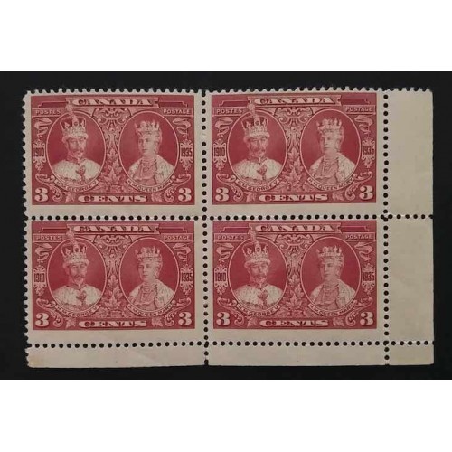 Canada 213 Corner Block LR F MNH