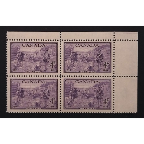 Canada 283 Corner Block UR VF MNH