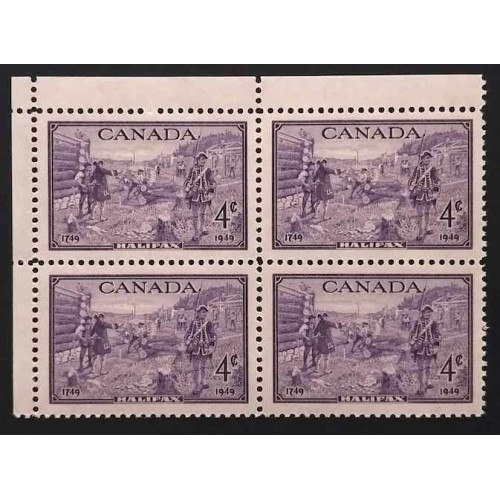 Canada 283 Corner Block UL VF MNH