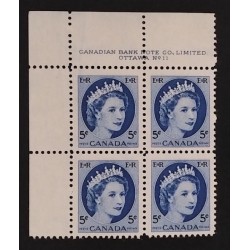 Canada 341 Plate Block UL No. 11 VF MNH