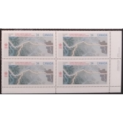 Canada 1077 Plate Block LR VF MNH