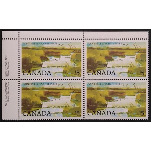 Canada 937i Plate Block UL No. 2 VF MNH