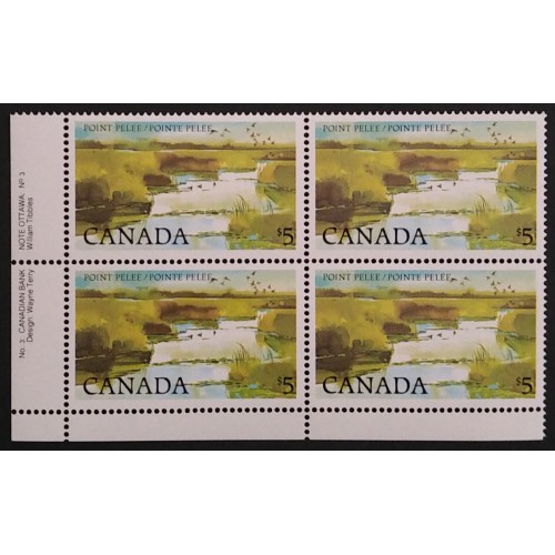 Canada 937ii Plate Block LL No. 3 VF MNH