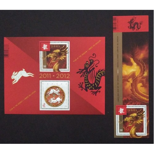 Canada 2496|2496a Souvenir Sheets MNH