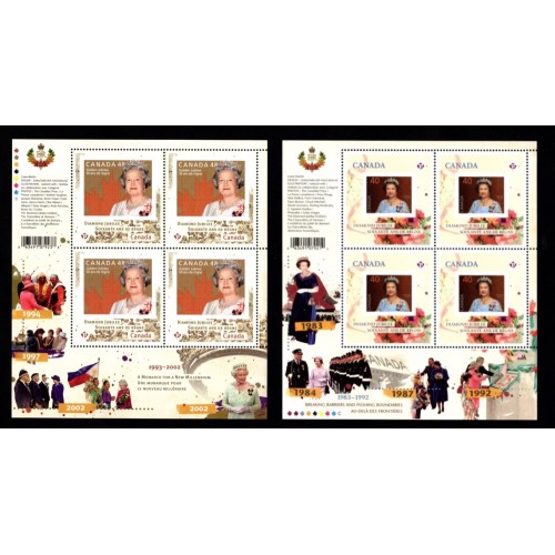 Canada 2513i-8i Mini Panes Complete Set MNH