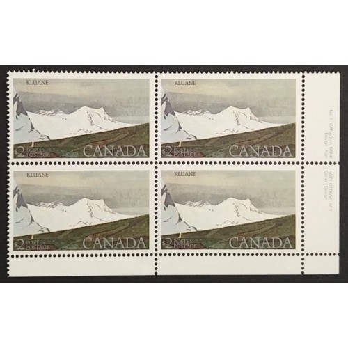 Canada 727i Plate Block LR No. 1 VF MNH