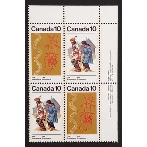 Canada 581a Plate Block UR VF MNH