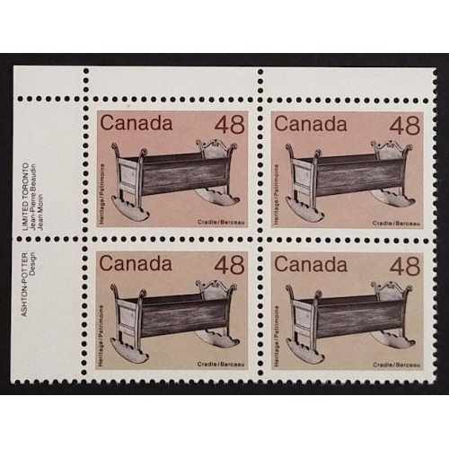 Canada 929i Plate Block UL VF MNH