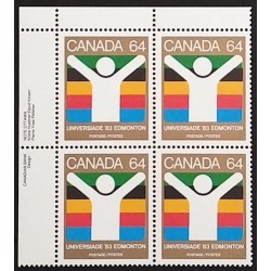 Canada 982 Plate Block UL VF MNH
