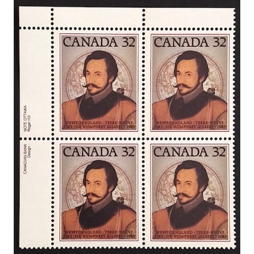 Canada 995 Plate Block UL VF MNH