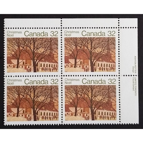 Canada 1004 Plate Block UR VF MNH