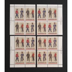 Canada 1008a Plate Blocks Matched Set VF MNH