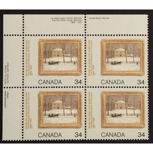 Canada 1076 Plate Block UL VF MNH