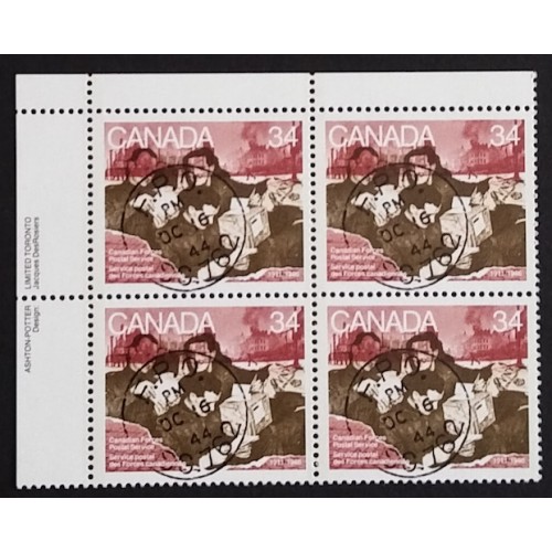 Canada 1094 Plate Block UL VF MNH