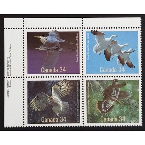 Canada 1098a Plate Block UL VF MNH