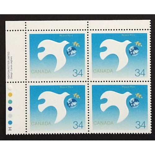 Canada 1110 Plate Block UL VF MNH
