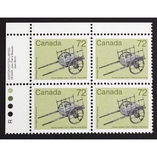 Canada 1083 Plate Block UL VF MNH
