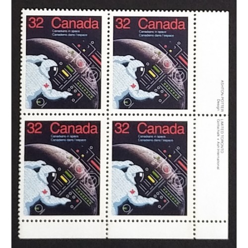 Canada 1046 Plate Block LR VF MNH
