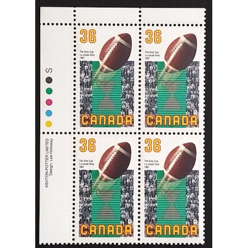Canada 1154 Plate Block UL VF MNH