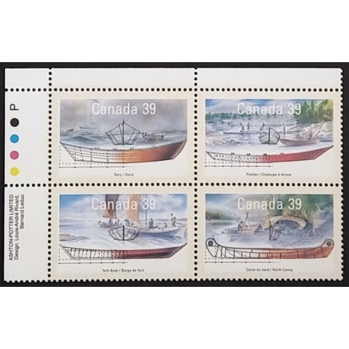 Canada 1269a Plate Block UL VF MNH