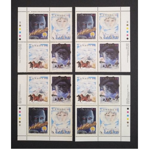 Canada 1337a Plate Blocks Matched Set VF MNH