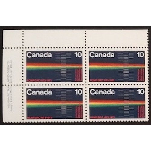 Canada 613 Plate Block UL VF MNH