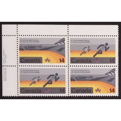 Canada 760aii Plate Block UL VF MNH