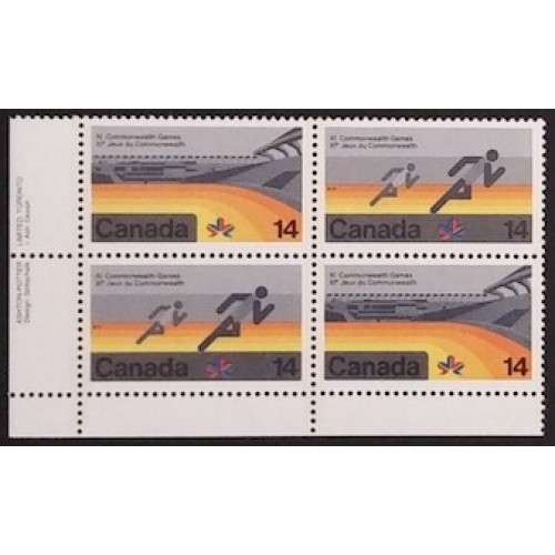 Canada 760aii Plate Block LL VF MNH