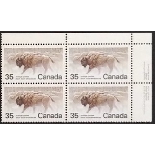 Canada 884 Plate Block UR VF MNH