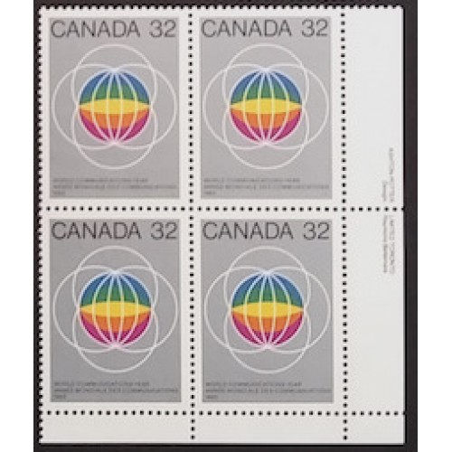 Canada 976i Plate Block LR VF MNH