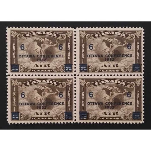 Canada C4 Block F-VF MNH