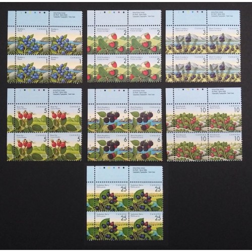 Canada 1349-55 Plate Blocks UL Complete Set VF MNH