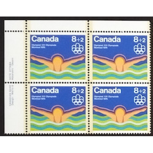 Canada B4i Plate Block UL VF MNH